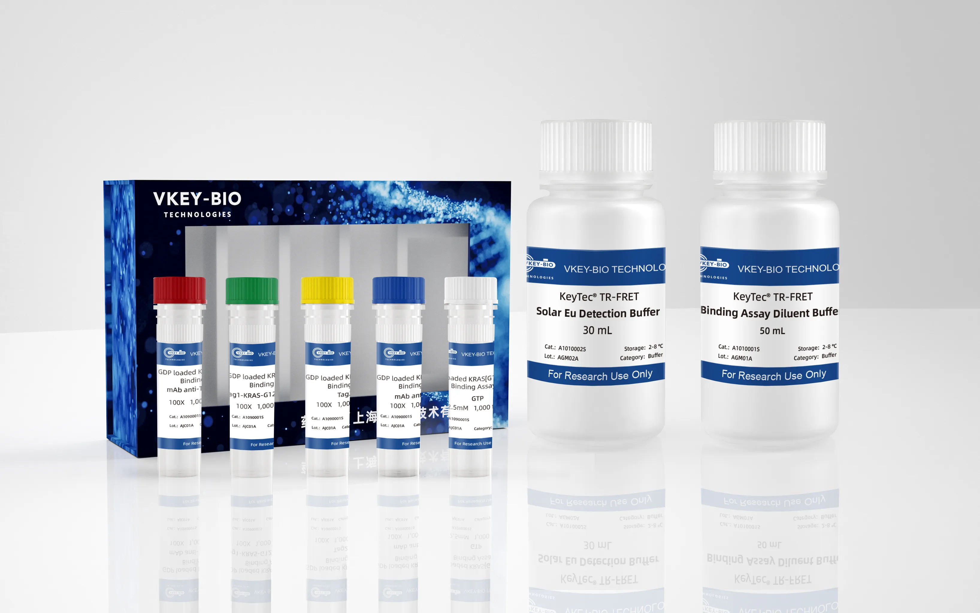 KeyTec® TR-FRET GDP loaded KRAS[G12D]/SOS1 Binding Assay kit